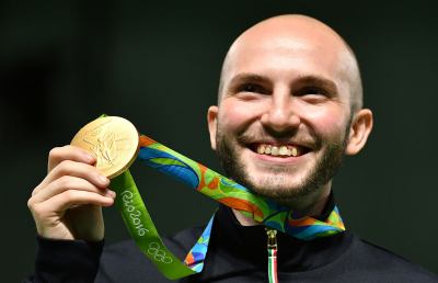 Rio 2016, leggendario bis d'oro per Niccolò Campriani nel tiro a segno