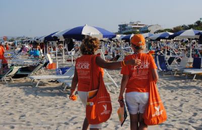 Carovana del Cuore per la ricerca sulle spiagge di Grottammare e San Benedetto