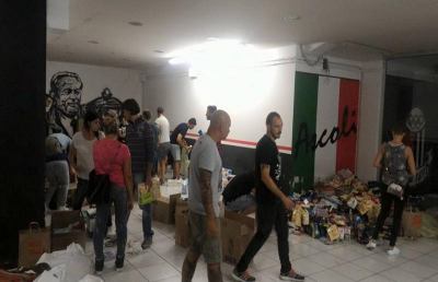 Ultras 1898 impegnati nell'aiuto ai terremotati, niente trasferta a Vercelli