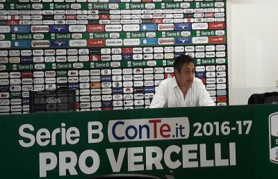 Pro Vercelli-Ascoli 1-1, Aglietti: “Per un campionato tranquillo bisogna migliorare molto”