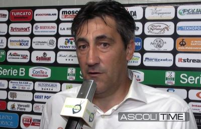 Ascoli Picchio, la voce di Aglietti dopo il pareggio con la Pro Vercelli