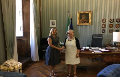 Prefettura Ascoli, visita del Ministro degli Esteri rumeno 