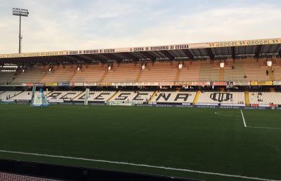 Cesena-Perugia 1-1, l'incornata di Ligi risponde alla prodezza di Guberti