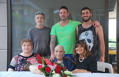 San Benedetto, Nazzareno Pompei spegne le 100 candeline