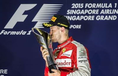 Gran Premio di Singapore, viviamolo a bordo della Ferrari di Vettel!