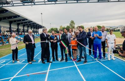 Atletica leggera, inaugurata la nuova pista a San Benedetto del Tronto