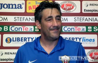 Ascoli Picchio, la voce di Aglietti dopo il pareggio con il Trapani
