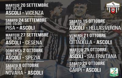 Ascoli Picchio, cinque settimane senza tregua con 9 match ravvicinati