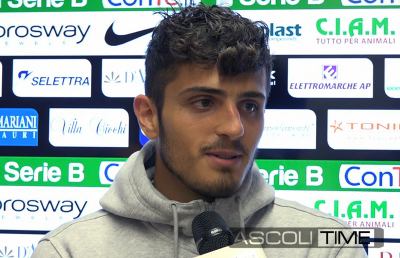 Ascoli-Vicenza 2-0, la voce di un ottimo Carpani post gara