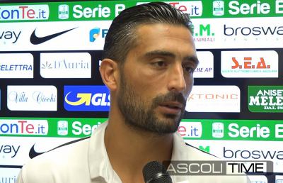 Ascoli Picchio, la voce di Mengoni dopo la vittoria con il Vicenza