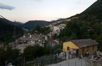 Arquata del Tronto, dopo il sisma sgomberato ''Museo d'arte immanente''