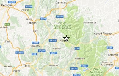Scossa di terremoto di magnitudo 3.8 fa tornare la paura nel Centro Italia
