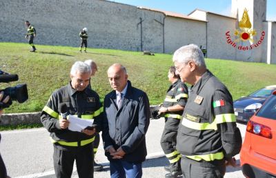Terremoto Italia centrale, il sottosegretario Bocci in visita nelle zone colpite