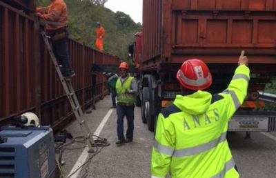 Anas, riaperta la Salaria. Circolazione a senso unico. Video esecuzione lavori