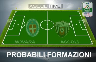 Novara-Ascoli, le probabili formazioni della delicata sfida del ''Piola''