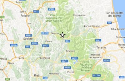 Altre scosse con epicentro ad Accumoli avvertite anche nell'Ascolano