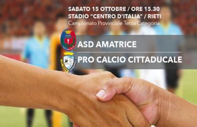 Il calcio riparte ad Amatrice: Sabato l’esordio nel campionato di Terza Categoria