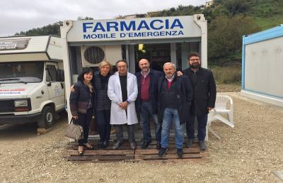 Federfarma, presidente nazionale visita zone colpite dal terremoto
