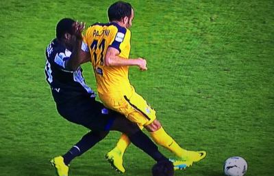 Ascoli Picchio, quinto rosso per Addae. Troppi interventi fuori dalle righe