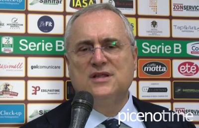 Salernitana, Lotito: ''La nostra squadra può giocare alla pari con tutti''