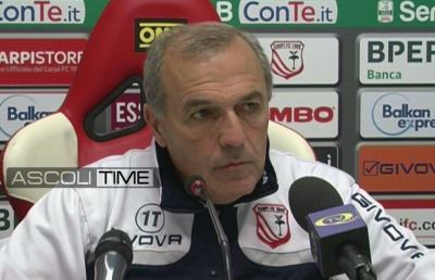 Carpi, la voce di Castori alla vigilia del match con l'Ascoli