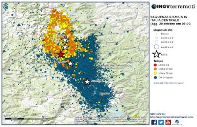Terremoto, oltre 200 eventi sismici dopo la fortissima scossa delle 7:40