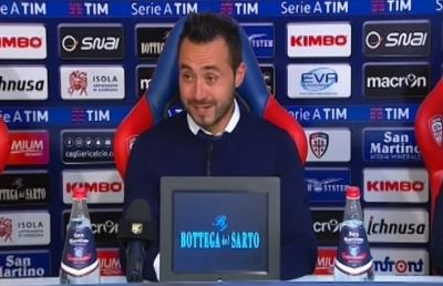 Palermo, De Zerbi ancora ottimista: ''Non abbiamo sofferto il Cagliari''