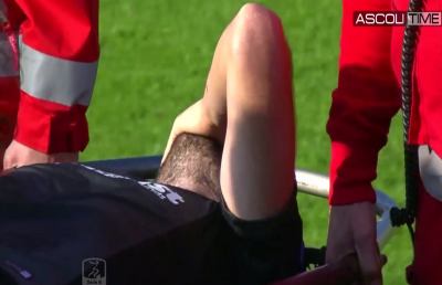 Ascoli Picchio, problema al flessore per Gigliotti. Out anche Lazzari e Bianchi