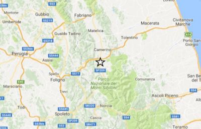 Terremoto, nella notte altra forte scossa nell'entroterra maceratese