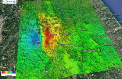 Terremoto, nuove rilevazioni radar: sollevamento di 35 centimetri per Norcia