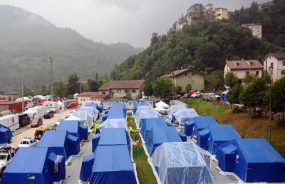 Protezione Civile: forte vento e precipitazioni nelle zone colpite dal terremoto