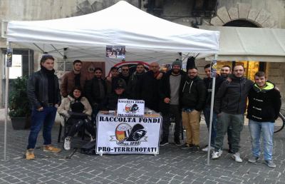 Terremoto, anche capitan Giorgi in piazza a sostenere raccolta fondi Ultras 1898