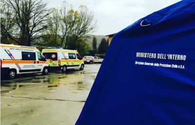 Acquasanta Terme, vento danneggia tensostruttura adibita a scuola dell'infanzia
