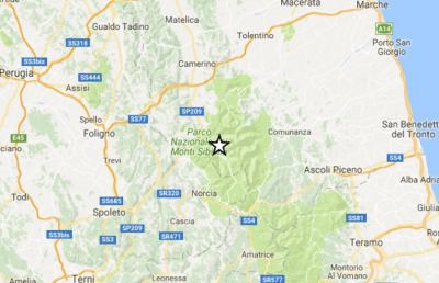 Terremoto, in serata scossa di magnitudo 4.0 sempre nell'entroterra maceratese