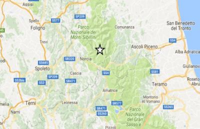  Terremoto, scossa mattutina con epicentro ad Arquata del Tronto
