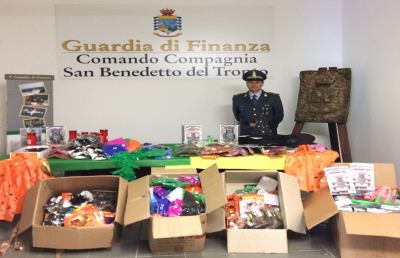 San Benedetto, Finanza sequestra oltre 13mila articoli potenzialmente pericolosi