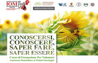  Ascoli Piceno, corso di formazione per volontari domiciliari