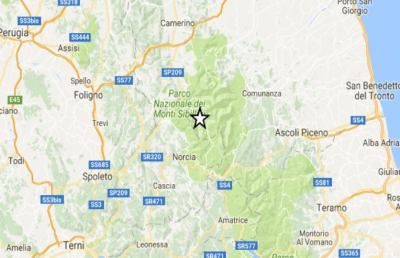 Terremoto, nella notte scossa di magnitudo 4.0 vicino Castelsantangelo sul Nera