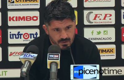 Cesena-Pisa 2-0, le voci di Camplone e Gattuso post gara