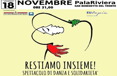 Teatro Palariviera, appuntamento con''Restiamo Insieme'' spettacolo di danza e solidarietà