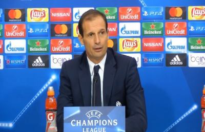 Siviglia-Juventus 1-3, la soddisfazione di Allegri: ''Obiettivo centrato''