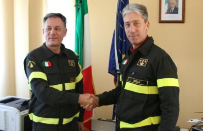 Arquata, passaggio di consegne al Comando Operativo Avanzato dei Vigili del Fuoco
