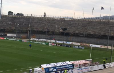 Stadio Del Duca, Comune: ''Sisma ha colpito duramente Curva Sud e Tribuna Coperta''