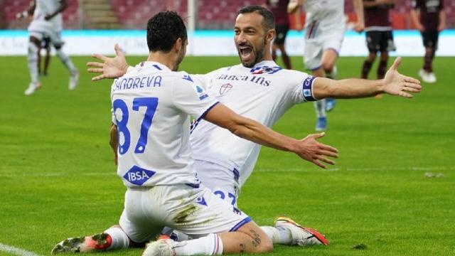 Salernitana-Sampdoria 0-2, highlights