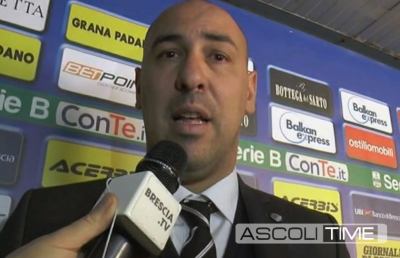 Ascoli Picchio, la voce di mister Masi dopo la sconfitta col Brescia