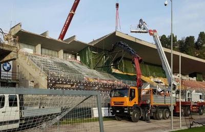 Stadio ''Del Duca'' con una prospettiva tutta nuova: proseguono i lavori
