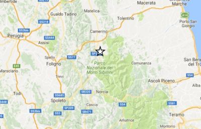 Terremoto, scossa vicina a magnitudo 4 con epicentro a Fiordimonte