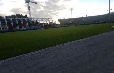 Stadio Del Duca, tra una settimana Ascoli-Latina: i lavori vanno avanti