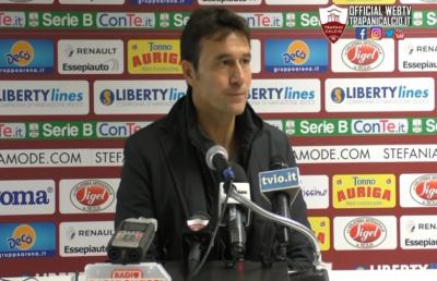 Trapani-Carpi 0-1, la voce di mister Recchi post gara
