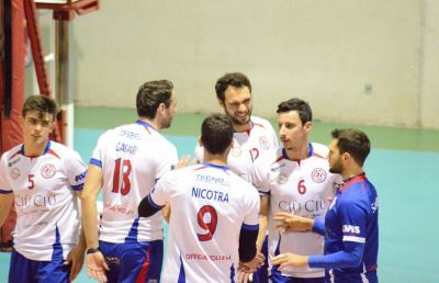 Volley maschile, la Ciu Ciu Offida sconfitta a Montorio